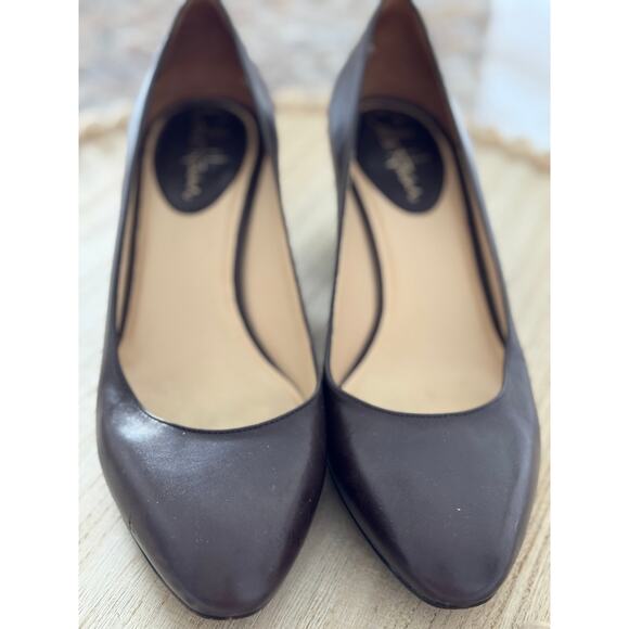 Cole Haan Nike Air Vintage Pumps 2000s Pointed Toe Leather Heels Size 7B - Picture 2 of 6